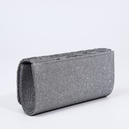Magneta bag, long chain, light-gray color-1