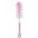 A set of brushes for washing bottles and nipples, MIX color
