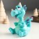 Piglite Polystone "Blue Lunar Dragon" 9x7.8x12 cm