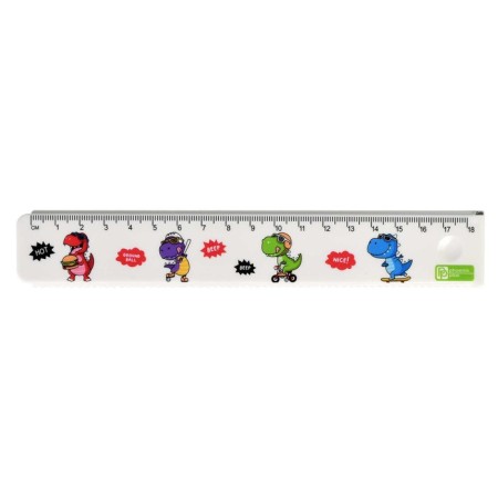 Penal case with a ruler, 64 x 210 x 25 mm, plastic, "bright everyday life"-4