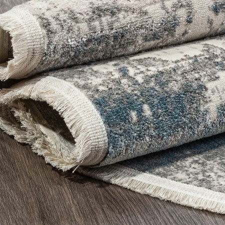 Oval Kardolen Marmaris carpet, size 192x290 cm, color Gry/Blue-3