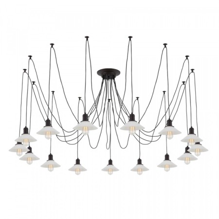 Suspended Citilux “Edison” CL451152, 15x75W, E27, Black Color Black-12