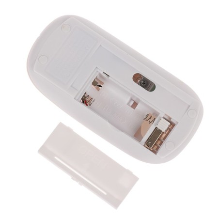 Mouse Luazon MB-1.0, wireless, optical, 1600 dpi, USB, white-5