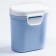 Container for storing baby food, with a spoon, color mix