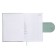 Leduced A5 Diary, 160 sheets, Devente.Contea, firm cover of artificial leather with foam rubber, block 70 g/m2, turquoise