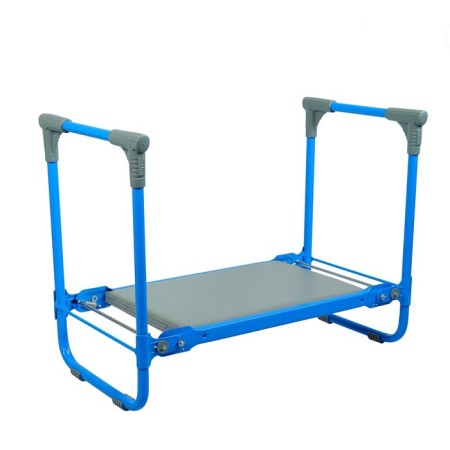 Bench-shift garden nika, folding, 56x30x42.5 cm, blue, load up to 100 kg-1