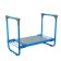 Bench-shift garden nika, folding, 56x30x42.5 cm, blue, load up to 100 kg