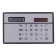 Calculator flat, 8-bit, silver case