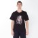 New Year's T -shirt "Santa Claus", Black color, size 54