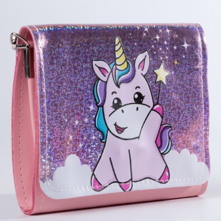 Bag Pink Unicorn on the valve, pink color-1
