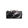 Pecado BDSM mask, with cat ears open, genuine leather, black