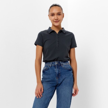 T-shirt (Polo) Women's Minaku Regular Fit: Graphite color, river 42-1