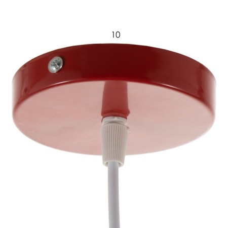 Lamp Bayerlux "Geometry" E27 1x40W red 35x35x35-135 cm-5
