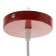 Lamp Bayerlux "Geometry" E27 1x40W red 35x35x35-135 cm
