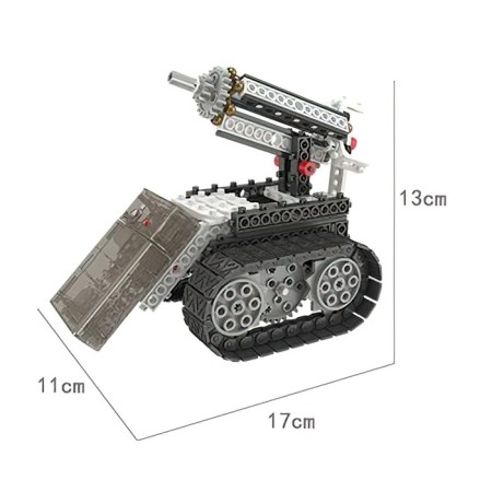 Radio-controlled designer "Robot reconnaissance", 4 in 1, 254 details-2