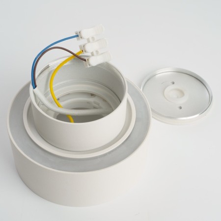 Ceiling light Feron HL367, IP44, GX53, 12 W, 110x110x75 mm, white color-5