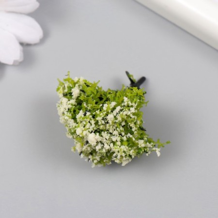 Artificial plant for creativity plastic "Blossoming apple tree" 4 cm-2
