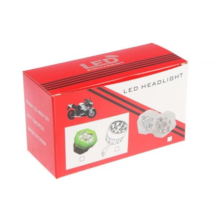 Farah Faram for motor vehicles, 4 LED, IP67, 3 W, directed light, set 2 pcs-5