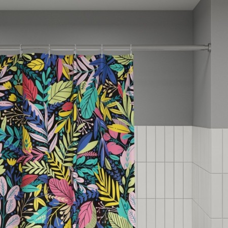 Curtain for the bathroom IDDIS BF03P18I11, 200x180 cm, polyester, color colorful color-9