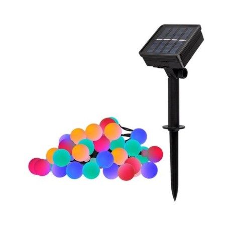 Garden LED lamp FAZ, SLR-G07-30M, balls, solar battery