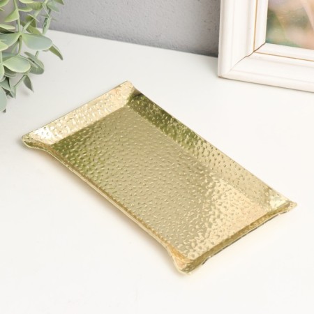 Stand for trifles Metal "Points" gold 17.5x10 cm-2