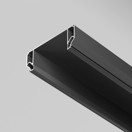 Insert-a plug of 4 m. For the profile Alm-9940-SC, black-2