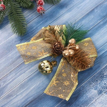 Jewelry decoration "The composition on the Bange" (set 2 pcs) ball, 12x15 cm-1
