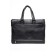 Male portfolio, eco-leather, de-gosa black, 38x6x30 cm