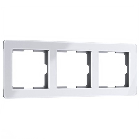 Frame W0032701, 3 Acrylic sockets, white