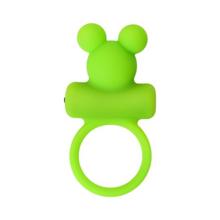 Vibrocolor on the penis Toyfa A-Toys, silicone, green color, d = 3.1 cm-2