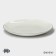 Porcelain dining plate Magistro la Perle, D = 25.5 cm, white color
