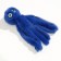 A toy for cats "octopuses" from artificial fur, up to 19 cm, blue