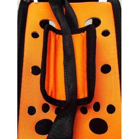 The folding bag is large, the oxford material, 42 x 30 x 25 cm, orange-4