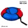 Winter Star tubing-vatter, case diameter 90 cm, blue/red color