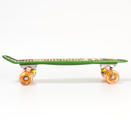 Penniboard Gravity Falls 56 x 16 cm, light wheels PU 60x45 mm, Abec 7, green color-6