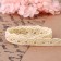 Knitted lace, 13 mm × 15 ± 1 m, beige color