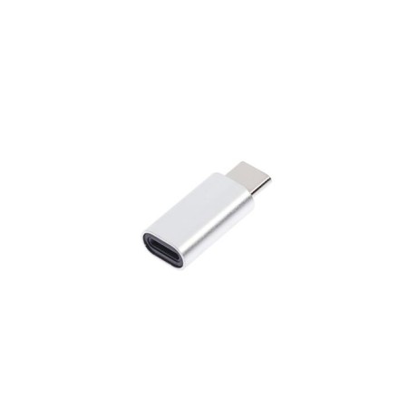 Luazon LE-017 adapter with Lightning on Type-C, 1 pc, silver-2