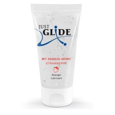 Water -based lubricant with the taste of strawberries Just Glide Strawberry, 50 ml