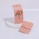 Manicure set, 4 items, in case, pink color