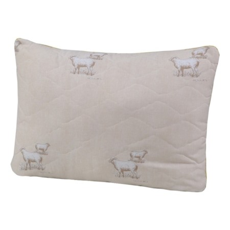 Pillow "Sheep's wool", size 70x70 cm, artificial tick-2