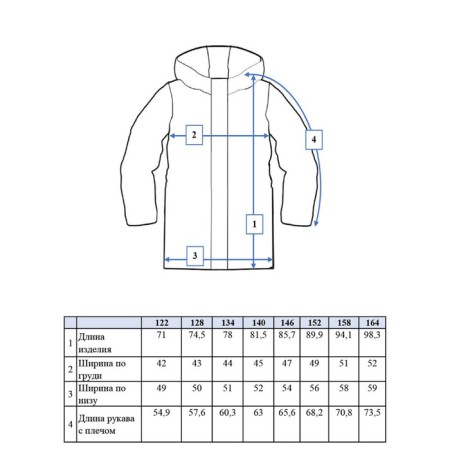 Coat for a girl, height 158 ​​cm-10