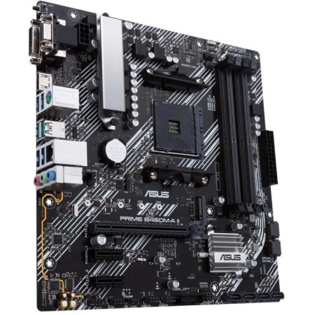The ASUS Prime B450M-A II, AM4, B450, 4XDDR4, VGA, DVI, HDMI, MATX-3