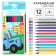 Colored pencils, 12 colors, trihedral, blue tractor