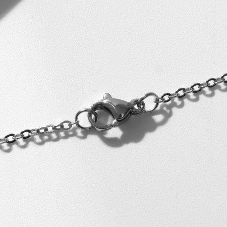 Set 2 subjects: earrings, pendant "jade", 45 cm-1