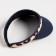 Feminine visor minaku "leopard" color dark blue, rn 56-58