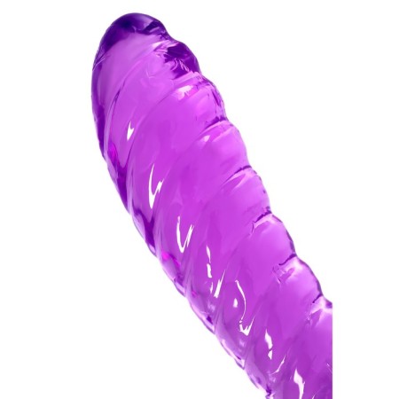 Bilateral phallimitator A-Toys By Toyfa Frica, TPE, Violet Color, 23 cm-11