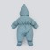 Set for discharge Winter Kinderlitto "Lapland", 5 items, height 56-62 cm, color gray-blue