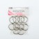 Ring for the cornice, connective, d = 20/24 mm, 10 pcs, silver color