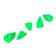 Cargo-EXCCentric Painted Rided Yaman 5 pcs., 52 g, green