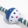Domestican for cats "double fluff", with a ball and a sisaler winding, 32 cm, blue/white